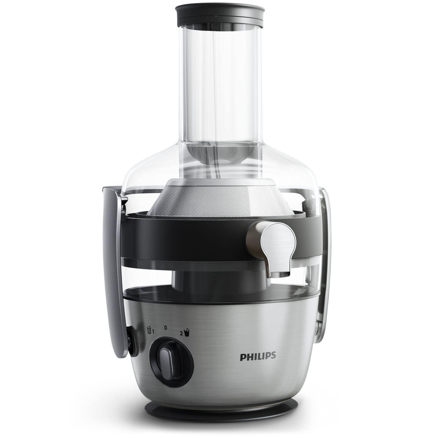 Philips Avance Collection HR1921/20 - Juice Extractor - Black/Silver/Transparent