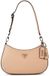 GUESS Noelle II Top Zip Shoulder Bag Beige Taupe