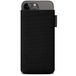 Adore June Classic gerecycled zwart telefoonhoesje compatibel met iPhone 14-15 Plus/iPhone 14-15 Pro Max, moderne duurzame R-PES stoffen, Made in Europe