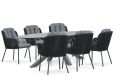 Santika Furniture Santika Tendenza/Ellisse 240 cm dining tuinset 7-delig