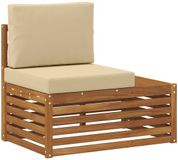 vidaXL Buitenhoekbank Naturel Massief Acacia Hout 91 x 63 x 73 cm