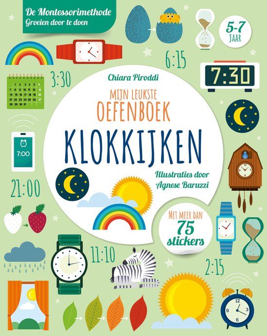 Klokkijken: Rebo Productions Klokkijken: Mijn leukste oefenboek | Paperback