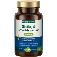 Holland & Barrett Shilajit 40% Fulvinezuur 500mg - 60 capsules