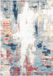 Safavieh Abstract Indoor Geweven Vloerkleed, Jasper Collectie, JSP101, Grijs & Rood, 122 X 183 cm