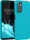 kwmobile telefoonhoesje geschikt voor Xiaomi Redmi Note 11 / Note 11S - Hoesje voor smartphone - Back cover in ijsblauw