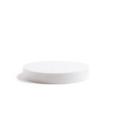 Decora 0173923 Taartstandaard Wit Rond Polystyreen 35 cm
