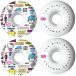 Girl Skateboard Wielen Tokyo Speed 99A 4-Pack (50mm - Blanc/Rose/Bleu)