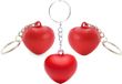 Merkloos / Sans marque Makito Western Europe (mkto) 30x Stressbal sleutelhanger hartje 3,6 cm Rood Unisex