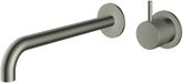 Hotbath Cobber X Wastafelmengkraan Laag Geborsteld Nikkel Inbouw V02