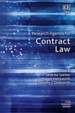 A Elgar Research Agendas-A Research Agenda for Contract Law Hardcover