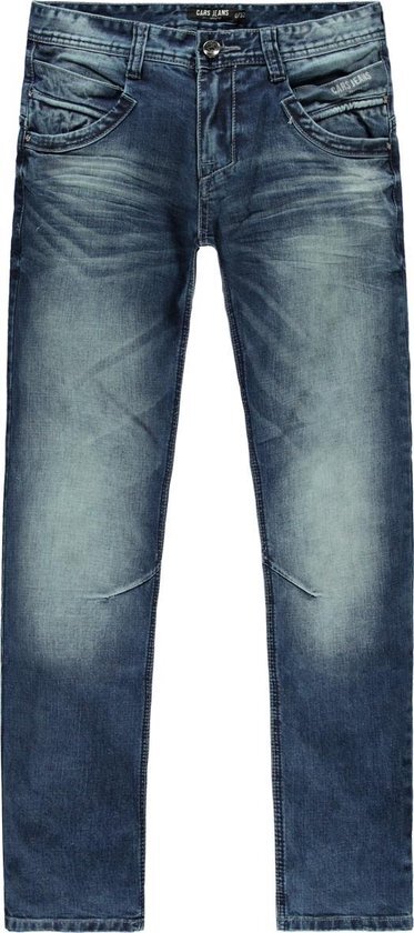 Cars Jeans Heren BLACKSTAR Tapered Fit Stone Albany Wash - Maat 30/34