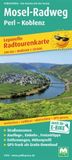 Mosel-Radweg Perl - Koblenz 1 : 50 000: Leporello Radtourenkarte mit Ausflugszielen, Einkehr- und Freizeittipps