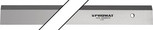 Promat/Tecwerk Werkplaatsliniaal | lengte 500 mm | staal | rechtheid 0,2-0,3 mm - 4000858740