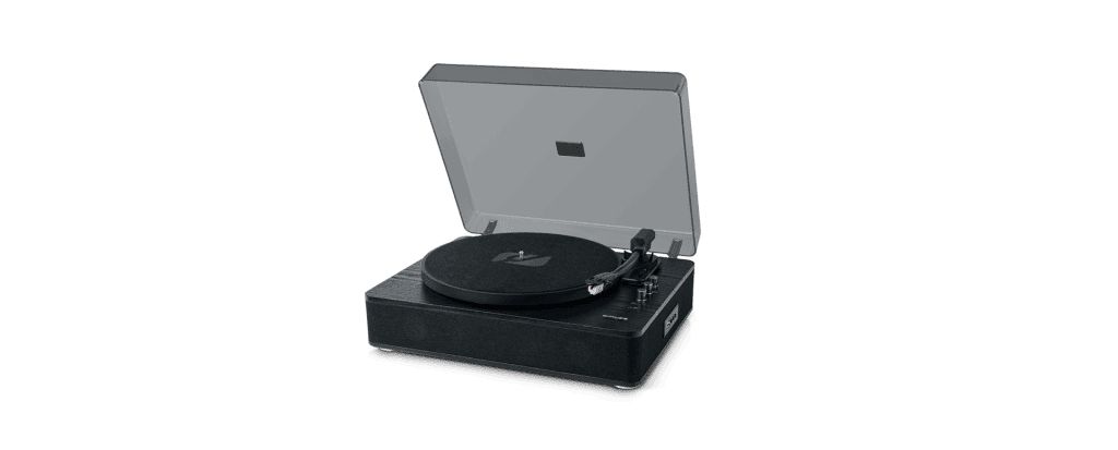 Muse MT-106WB - Zwarte platenspeler met Bluetooth, USB en ingebouwde speakers