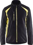 Blaklader Fleecejack 4730-2510 - Zwart/High Vis Geel - L
