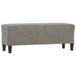 vidaXL Bankje 100x35x41 cm fluweel lichtgrijs