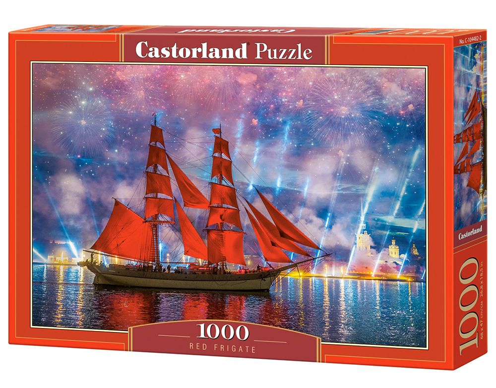Castorland Red Frigate - Puzzel - 1000 stukjes - Unisex