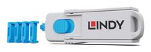 Lindy 40320 Poortblokker + sleutel HDMI Blauw, Grijs ABS 1 stuk(s)