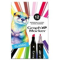 Graph'it Set van 12 alcoholmarkers Classic