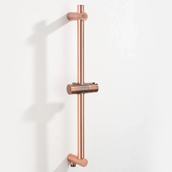 Boss & Wessing Glijstang boss & wessing plus met wateraansluiting 60 cm geborsteld koper