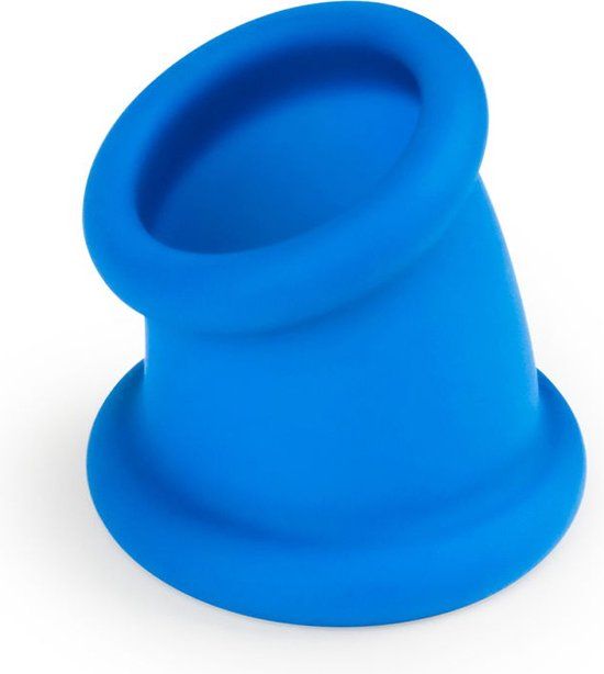 LoveToy Pinnacle Pro Tapered Squeeze Cockring Blauw