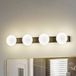 Lucande Applique murale LED Myrra IP44 noir/blanc