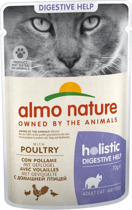 Almo Nature Intestinal Help Natvoer Kat Gevogelte 30 zakjes