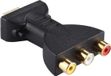Go Go Gadget HDMI-Male naar 3-RCA Video-Audio Adapter Component Converter voor DVD-Projector Verguld