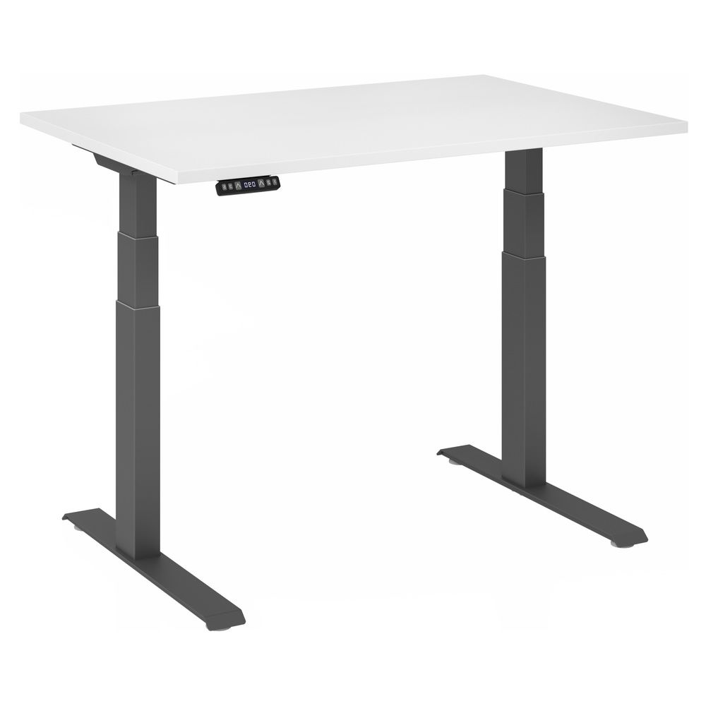 hjh OFFICE PRO Bureau | In Hoogte Verstelbaar | 120x80 | Xdkb 12 G