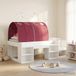 Maison Exclusive - Lit parapluie avec tunnel, 3 pièces, en bois stratifié, blanc et rouge