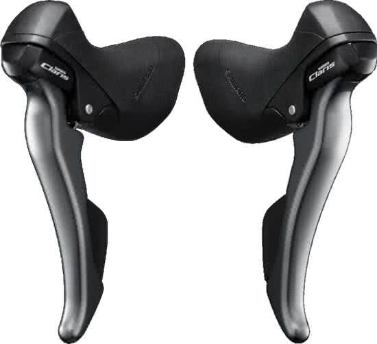 Shimano Claris ST-R2000/-R2030 shifter Paar 3x8s grijs/zwart