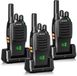 RETEVIS H777H talkies avec écran caché - PMR446 talkie-walkie rechargeable - VOX mains libres - Lampe de poche LED, alarme d'urgence - Radio portable bidirectionnelle pour famille, camping (lot de 3)