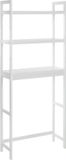 Songmics Toiletplank met 3 schappen Wit