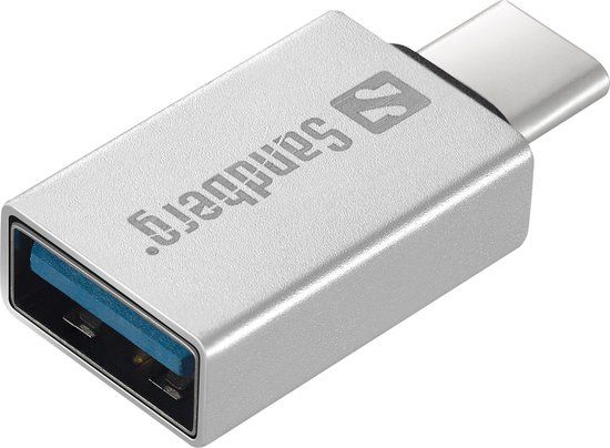 Sandberg USB-C to USB 3.0 Dongle - Silver - 136-24