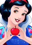 Disney Komar Disney muurschildering Snow White Portret WB057-50x70