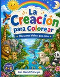 La Creación para Colorear: 50 páginas para aprender y colorear la creación de Dios