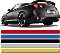 AutoStyle Universele zelfklevende striping AutoStripe Cool200 - Zilver - 6 5mm x 975cm