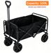 StarTech Opvouwbare campingkar - Transportkar 100 liter - Draagvermogen 75 kg - Verstelbare handgreep - Duurzaam aluminium - Wielen van 12,7 cm - Geschikt voor strand en tuin