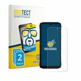 BROTECT - Screenprotector voor Doogee Blade 10 Energy - Folie Beschermfolie transparant 2 Stuks