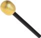 Atosa Gouden speelgoed microfoon - kunststof - 25 cm - optreden - zingen