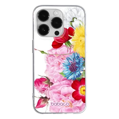 BABACO ERT GROUP mobiele telefoonhoesje voor Apple iPhone 14 PRO - Babaco Flowers 056