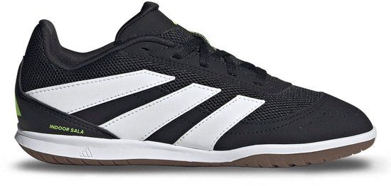 Adidas Predator Club Zaalvoetbalschoenen Junior Zwart/Wit/Geel Maat 38