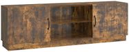 vidaXL meuble TV chêne fumé 150 x 31 x 47 cm bois transformé