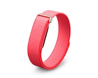 Google Fitbit Air Berry - Activitytracker - Met roze Actiesportbandje met klittenband