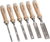 tecwerk Steekbeitelset 6-delig Hout