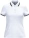 Kariban Gestreepte damespolo korte mouwen K273 - White / Black - XXL
