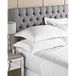 Riva Paoletti Dubbel Egyptisch kwaliteit plat laken - Optisch Wit - 400 draadtelling - 100% effen katoenen satinet - Machine wasbaar - 230 x 265cm
