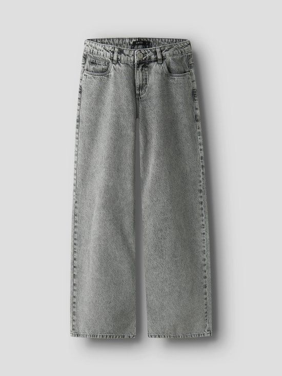 LMTD Name it Jeans Wide Leg Kinderen Lichtgrijs Denim