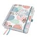 Sigel weekagenda met spiraal 2026 - formaat A5 - Rose Inspiration - hardcover
