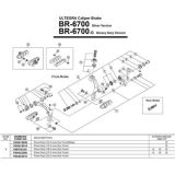 Shimano Inbusmoer Dura Ace BR-7900 voorkant 27mm argent